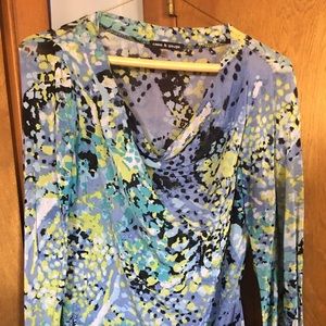 Preowned one and three-quarter sleeve blouse